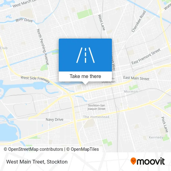 Mapa de West Main Treet