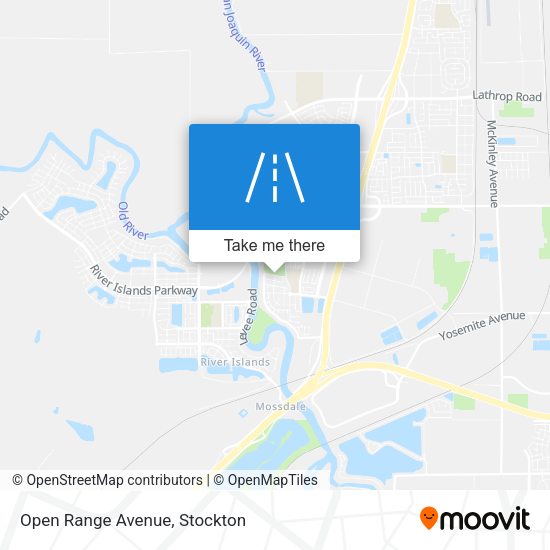 Mapa de Open Range Avenue