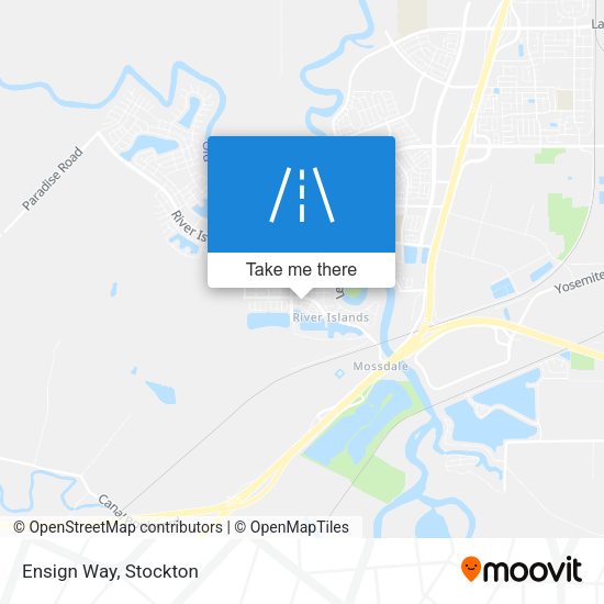 Mapa de Ensign Way