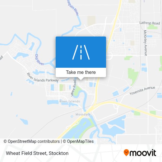 Mapa de Wheat Field Street