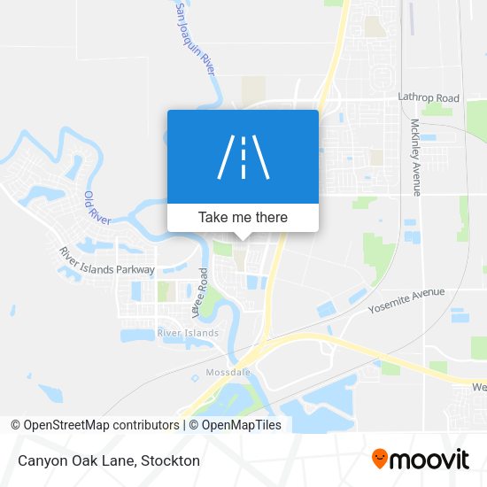 Mapa de Canyon Oak Lane