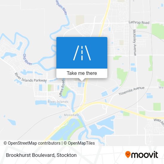 Brookhurst Boulevard map