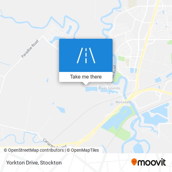 Yorkton Drive map