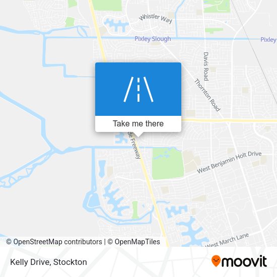 Mapa de Kelly Drive