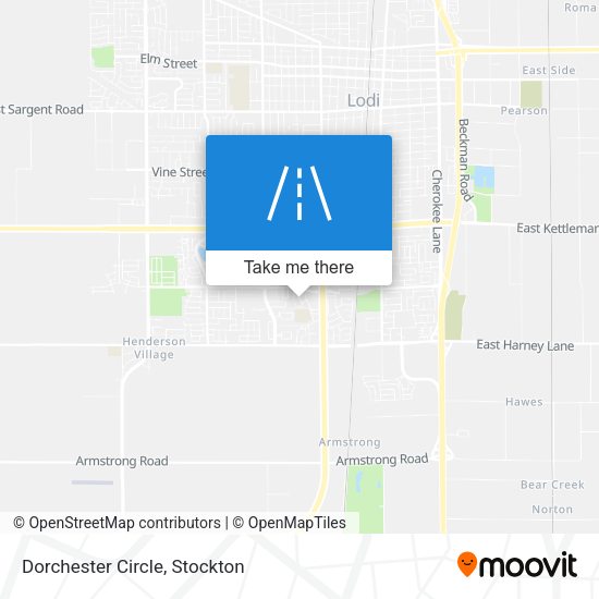 Mapa de Dorchester Circle