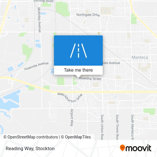 Mapa de Reading Way