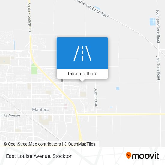 Mapa de East Louise Avenue