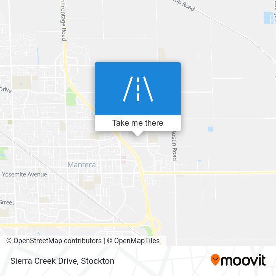 Sierra Creek Drive map