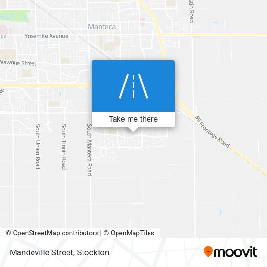 Mandeville Street map