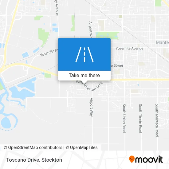 Toscano Drive map