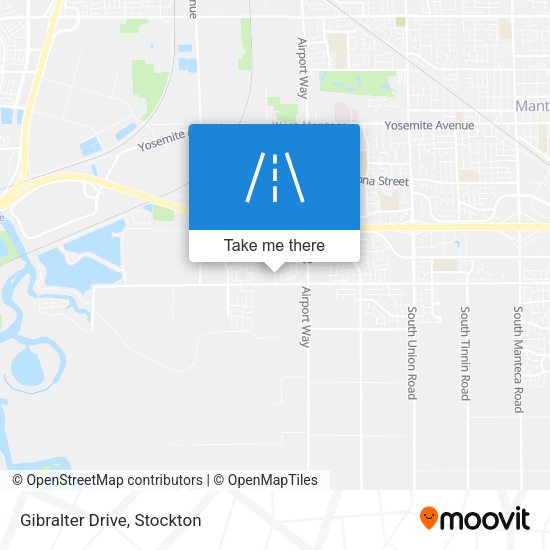 Mapa de Gibralter Drive