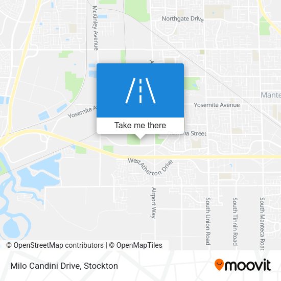 Milo Candini Drive map
