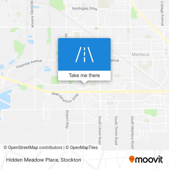 Hidden Meadow Place map