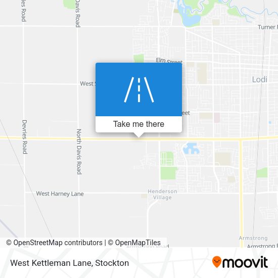 West Kettleman Lane map