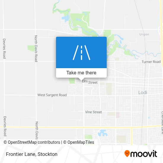 Frontier Lane map