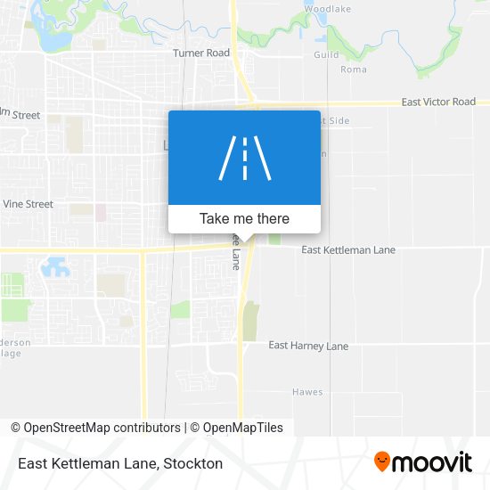 East Kettleman Lane map