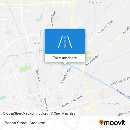 Mapa de Bacon Street