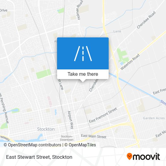 Mapa de East Stewart Street