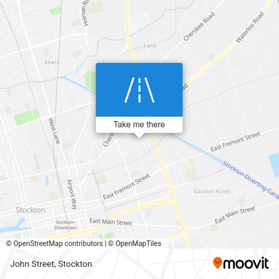 Mapa de John Street