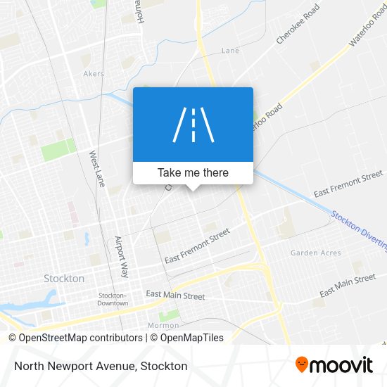 North Newport Avenue map