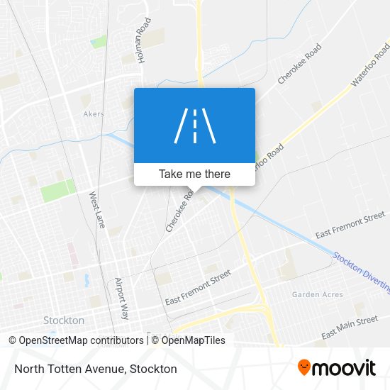 North Totten Avenue map