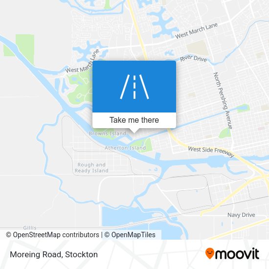 Mapa de Moreing Road