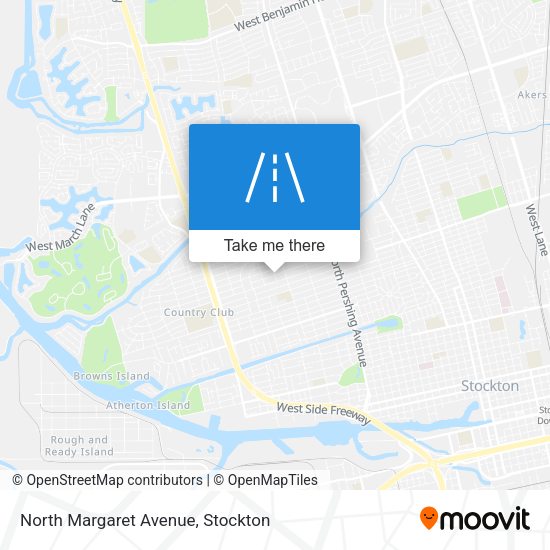 North Margaret Avenue map