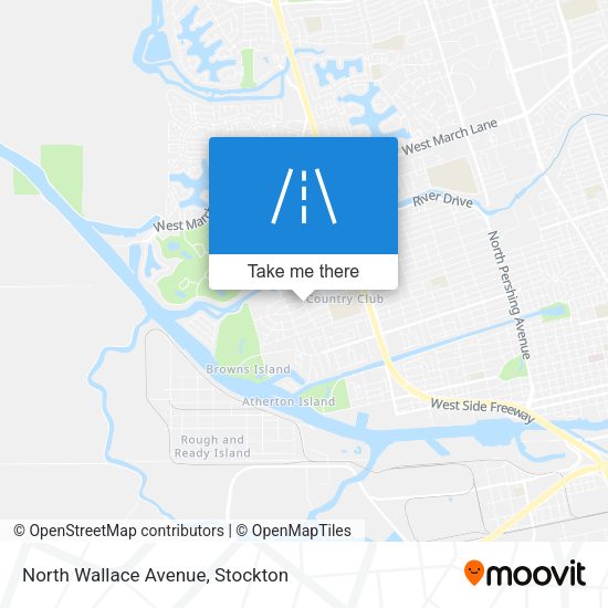 North Wallace Avenue map