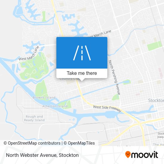 North Webster Avenue map