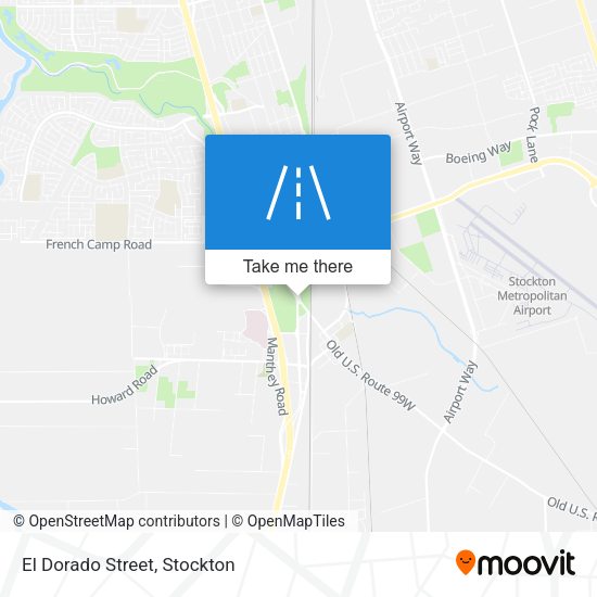 Mapa de El Dorado Street