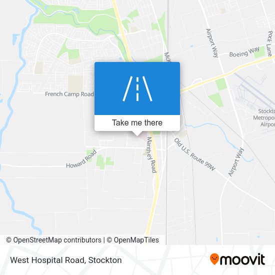 West Hospital Road map