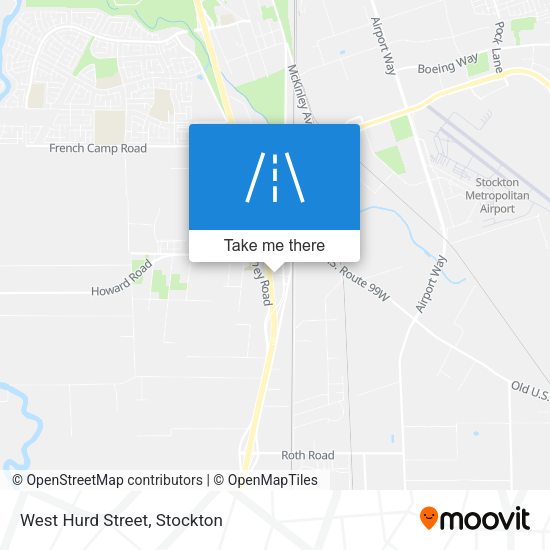 Mapa de West Hurd Street