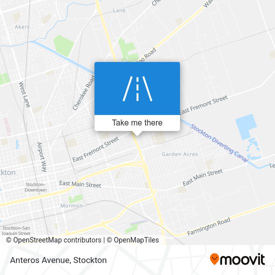 Mapa de Anteros Avenue
