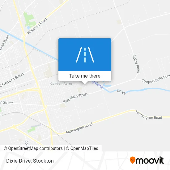 Dixie Drive map