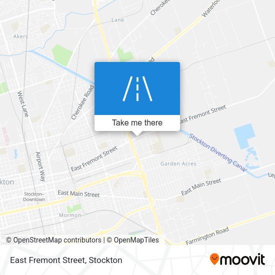 East Fremont Street map