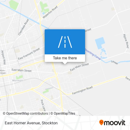 East Horner Avenue map
