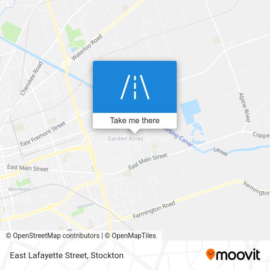 East Lafayette Street map