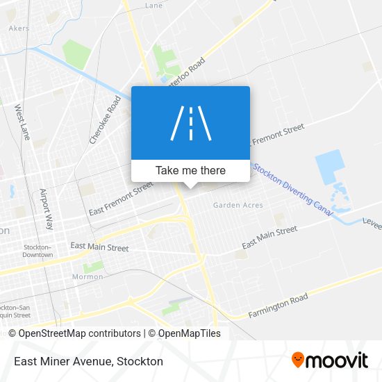 Mapa de East Miner Avenue