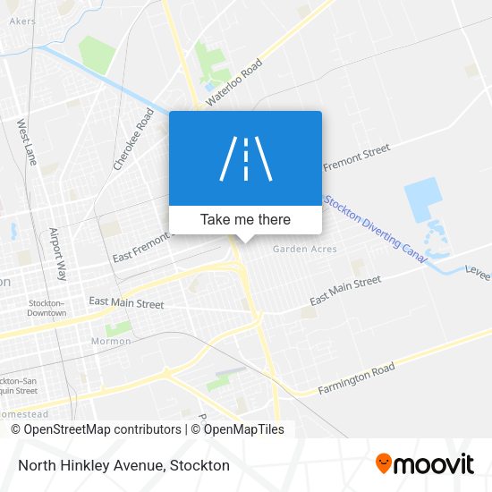 North Hinkley Avenue map