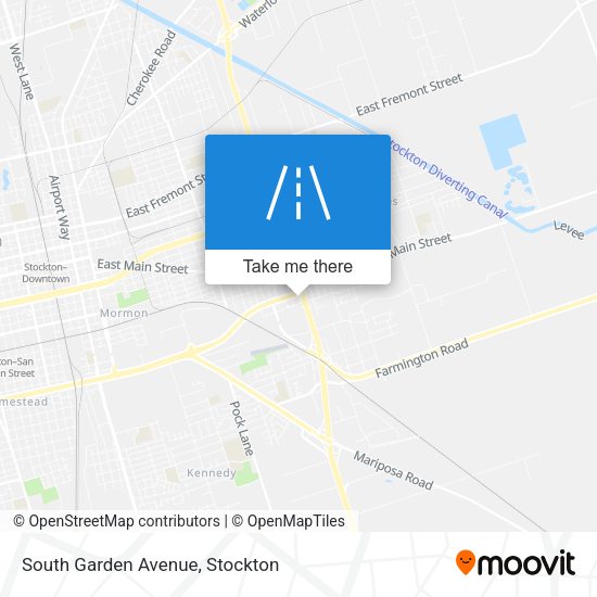 South Garden Avenue map