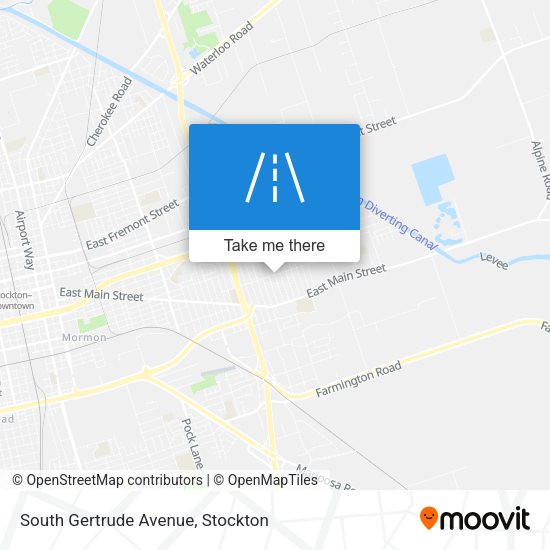 South Gertrude Avenue map