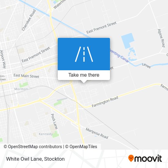 White Owl Lane map