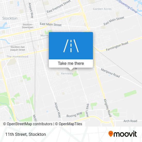 Mapa de 11th Street