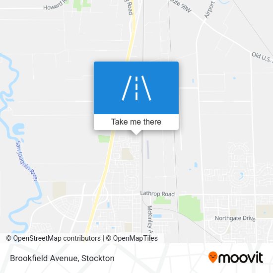 Mapa de Brookfield Avenue