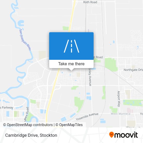 Mapa de Cambridge Drive