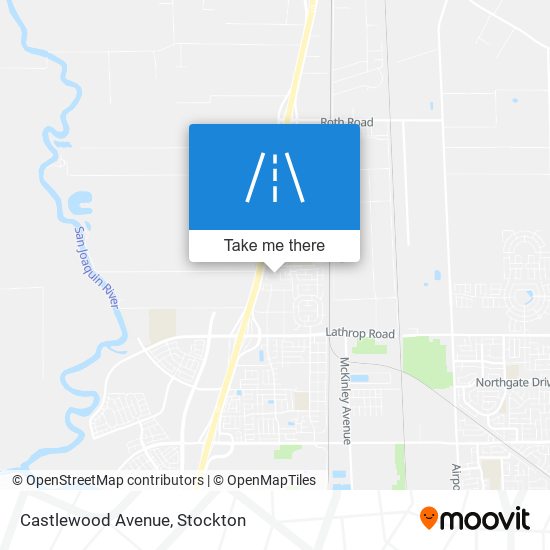 Mapa de Castlewood Avenue