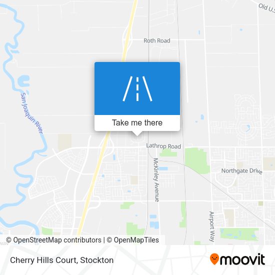 Cherry Hills Court map