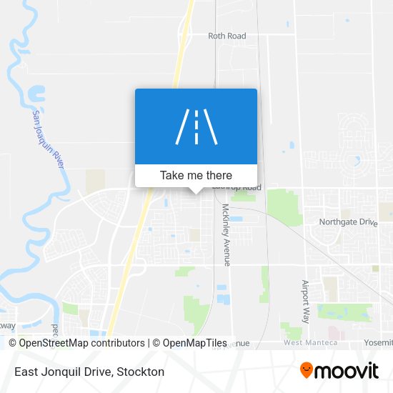 East Jonquil Drive map