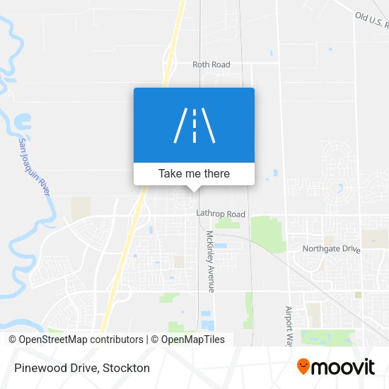 Pinewood Drive map