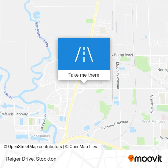 Reiger Drive map